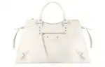 Balenciaga Cow Leather Handbag Women's White