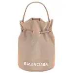 Balenciaga Bucket Bag Nylon Fabric Shoulder Bag Regular Women's Pink