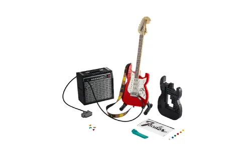 LEGO LEGO IDEAS Series Fender®Stratocaster™ Guitar Building Blocks 1074pcs 21329