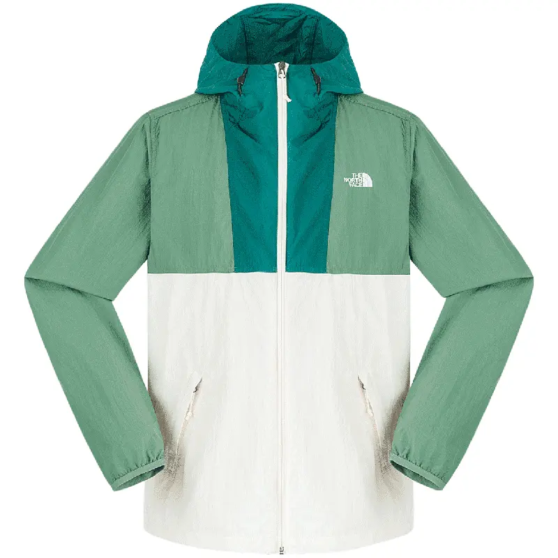 The north face, light and thin hoody, waterproof windproof long-sleeve, water repellent windbreaker, sun protection clothing, with your logo imprint, UV protection