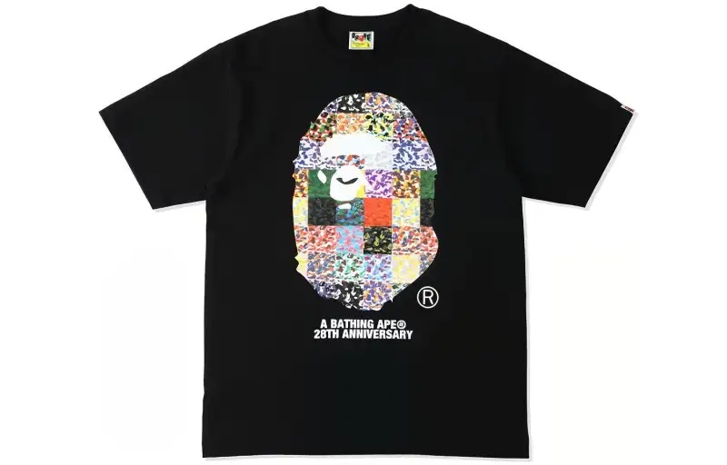 Bape 28th Anniversary Ape Head Tee