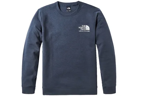 THE NORTH FACE Sweatshirts Men's Blue Crew Neck Moderate Regular
