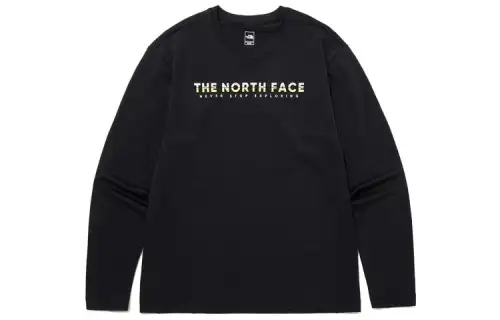 THE NORTH FACE T Shirts Men's Black Crew Neck Moderate Straight Fit