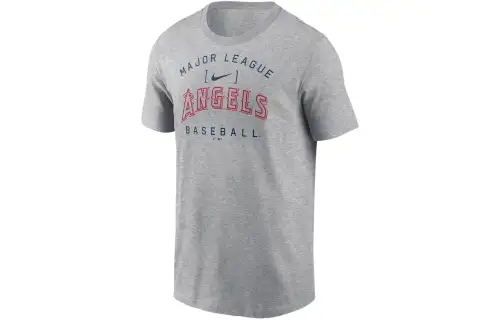 Nike Los Angeles Angels Home Team Athletic Arch T Shirt Men's Gray
