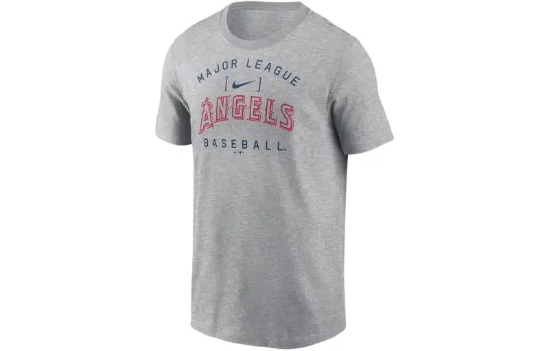 Nike Los Angeles Angels Home Team Athletic Arch T Shirt Men's Gray