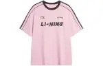Li Ning Sports Life Collection T Shirt Unisex Sheer Pink