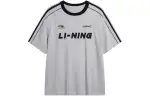 Li Ning Sports Life Collection T Shirt Unisex Heather Gray Light Smoke Gray