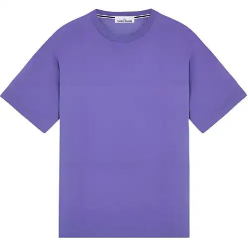 Stone Island Logo Printed Crewneck T-Shirt