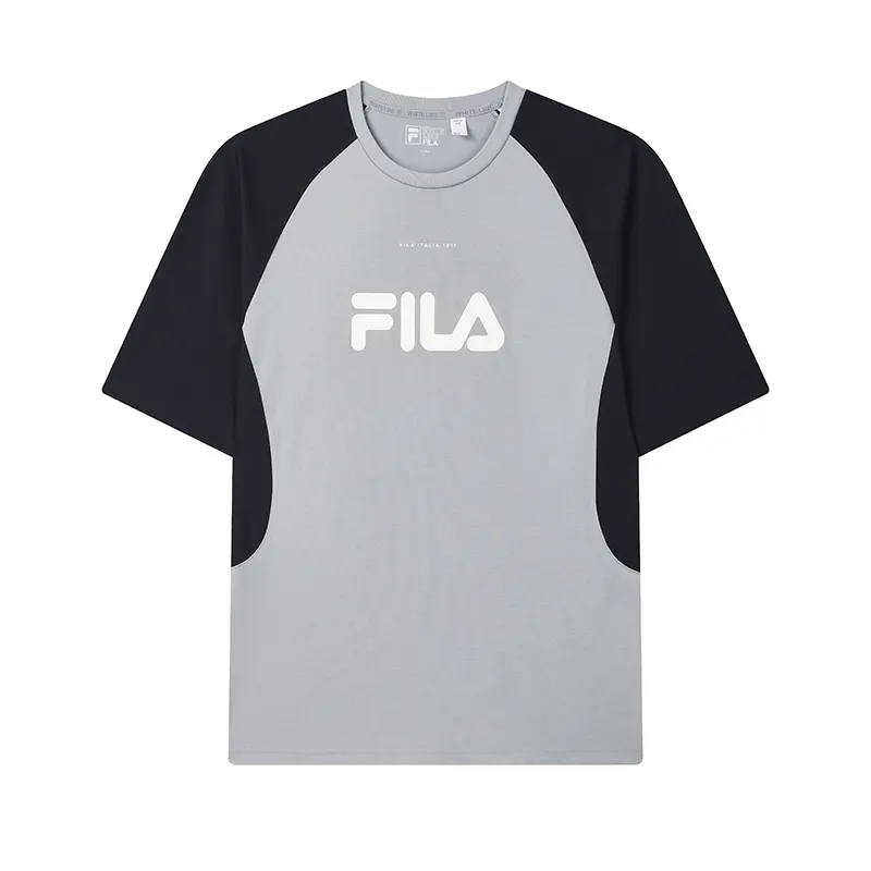 FILA T Shirt Men's Marble Asphalt Gray Green