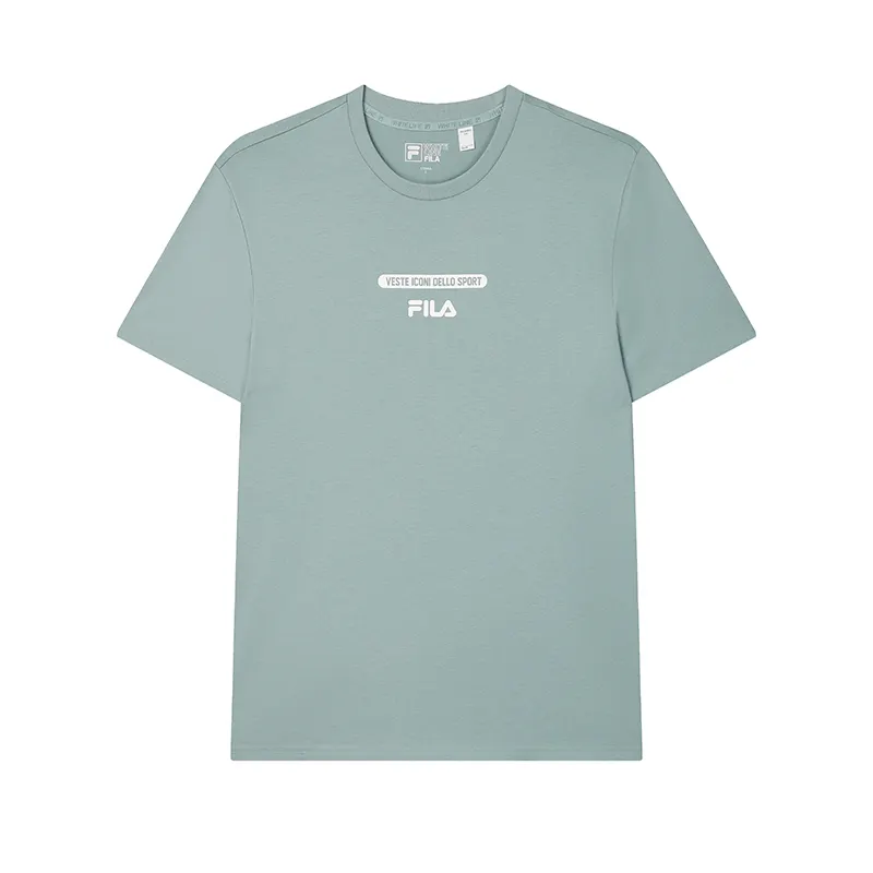 FILA T Shirt Men's Ice Green Blue