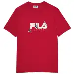 FILA T Shirts Men's Red Crew Neck Thin
