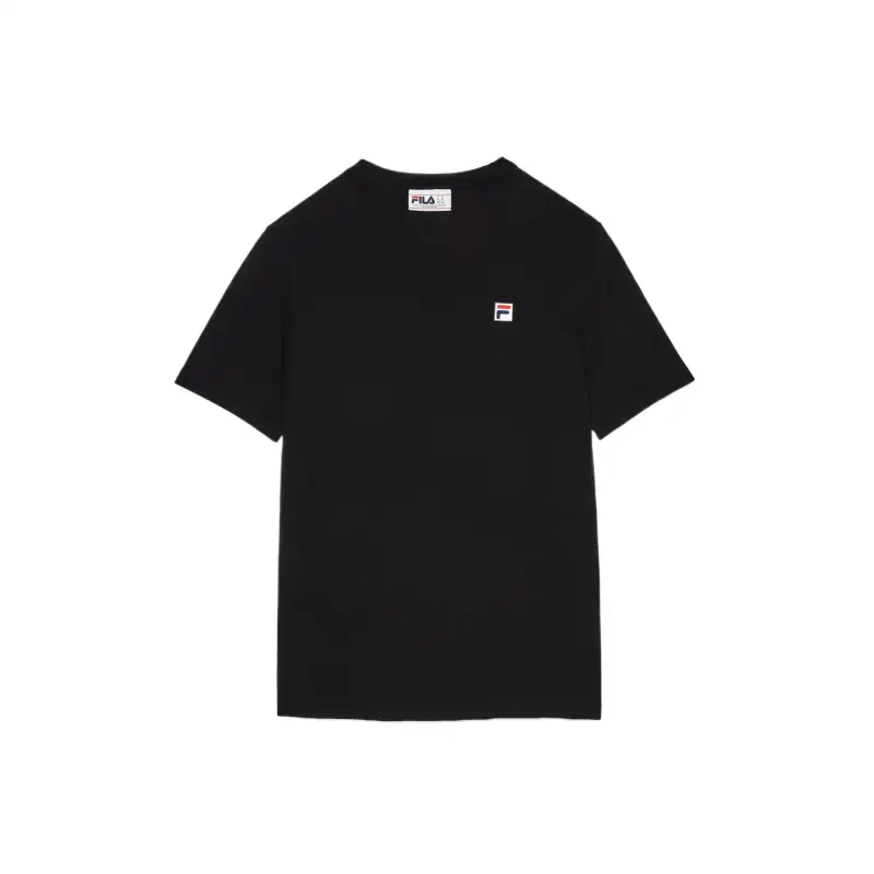 FILA T Shirts Men's Black/001 Crew Neck Moderate