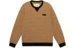 COACH Sweatshirts Men's Brown Crew Neck Moderate Regular