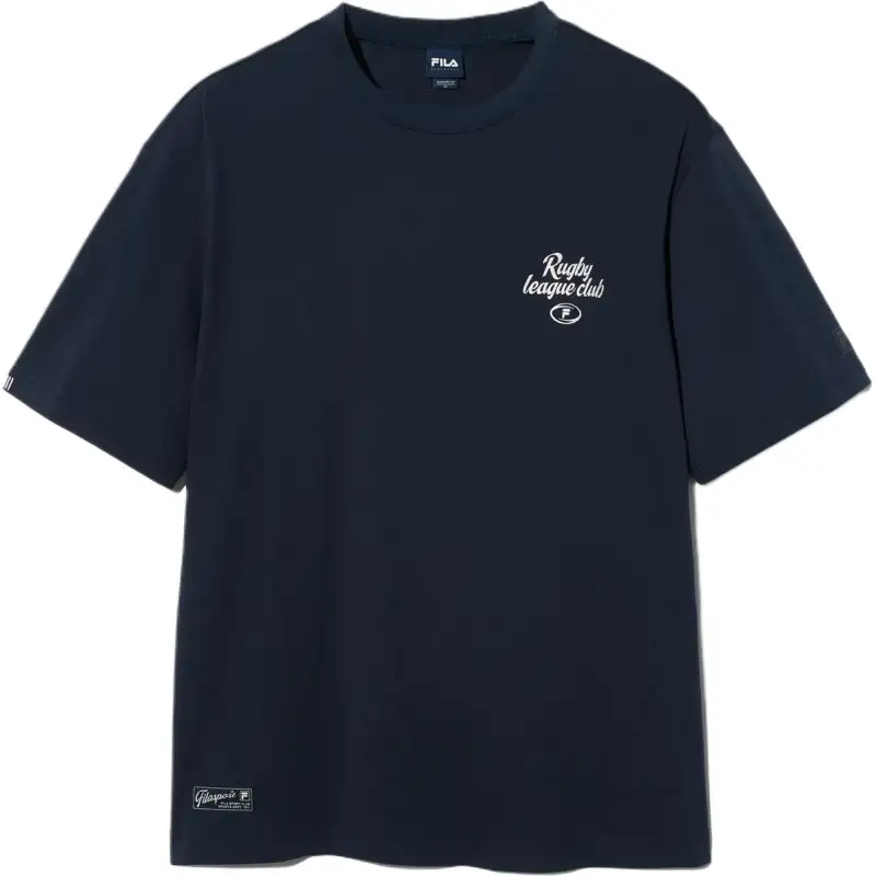FILA T Shirt Unisex Dark Marine Blue