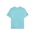 FILA T Shirts Men's Blue Crew Neck Moderate Straight Fit
