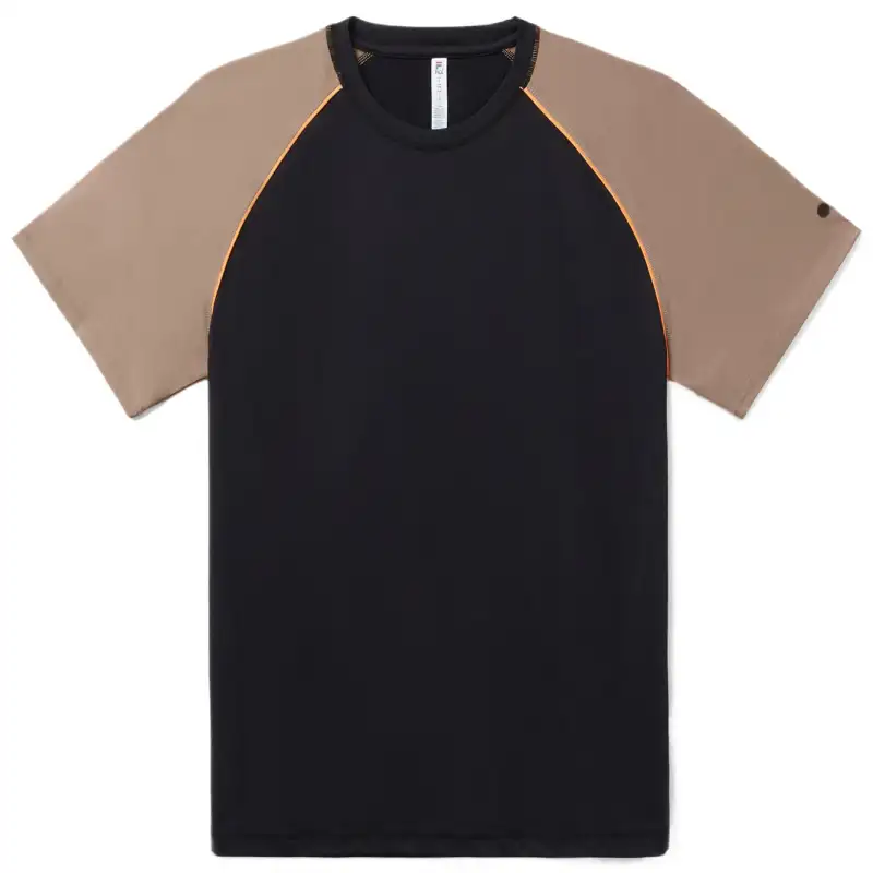 FILA T Shirts Men's Black 001 Crew Neck Moderate Straight Fit