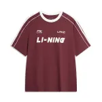 Li Ning Sports Lifestyle Collection T Shirt Unisex Dark Vintage Red
