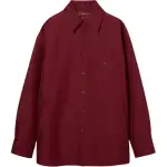GUCCI Shirts Unisex Red Lapel Moderate Shirt