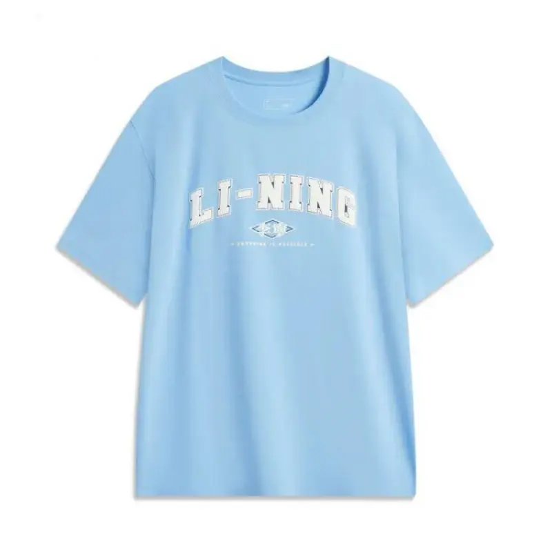 Li Ning Sports Life Collection T Shirt Men's Blue
