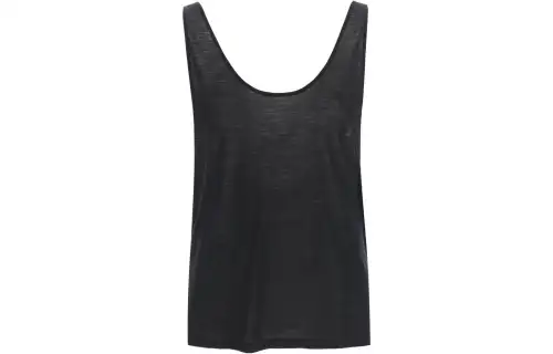 SAINT LAURENT Tank Tops Men's Black Crew Neck Other
