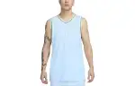 Nike Tank Tops Men's Blue V Neck Moderate Straight Fit