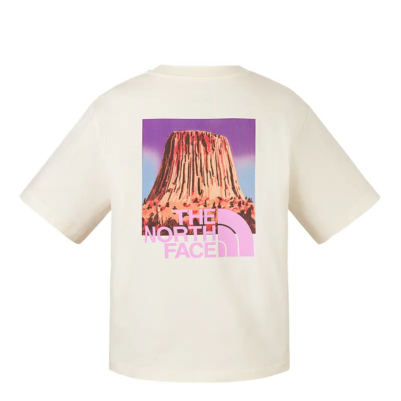 THE NORTH FACE Drop Shoulder Sleeve T Shirt Women's QLI/Dune White
