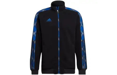 Adidas Jackets Men's Black Turtleneck Moderate Straight Fit
