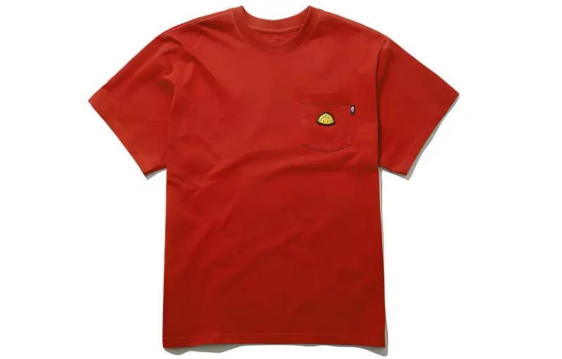 THE NORTH FACE T Shirts Unisex Red Crew Neck Moderate Straight Fit