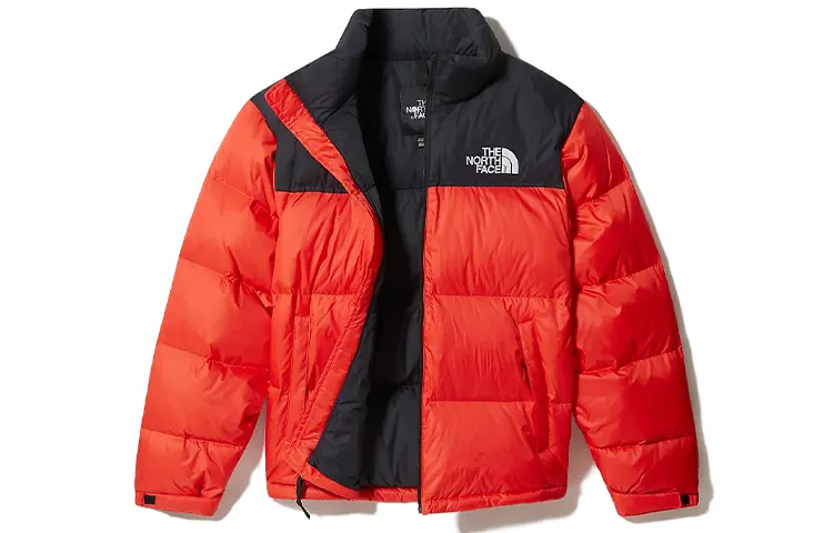THE NORTH FACE 1996 Collection Retro Nuptse Down Jacket Unisex Orange Red