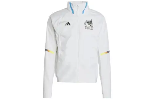 Adidas Jackets Men's White Stand Collar Moderate Other
