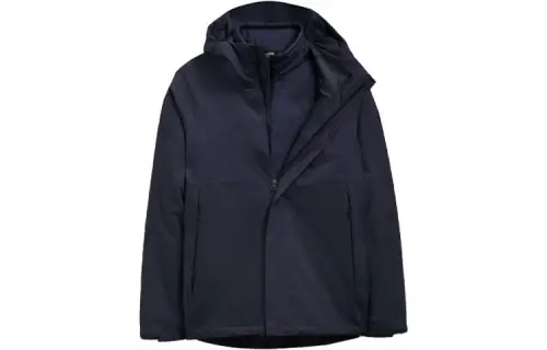 THE NORTH FACE Windbreaker Jackets Men's Blue Hooded Moderate