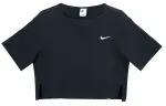 Nike Crop Tops Women's Black Crew Neck Moderate
