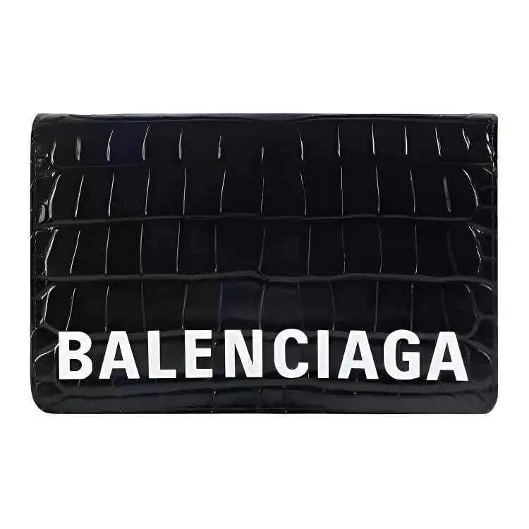 Balenciaga Leather Shoulder Bag, Crossbody Bag Women's Black