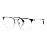Burberry Plate And Metal Rectangular Eyeglass Frames Men's