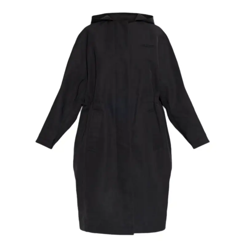 GUCCI Coats Women's Black Hooded Moderate