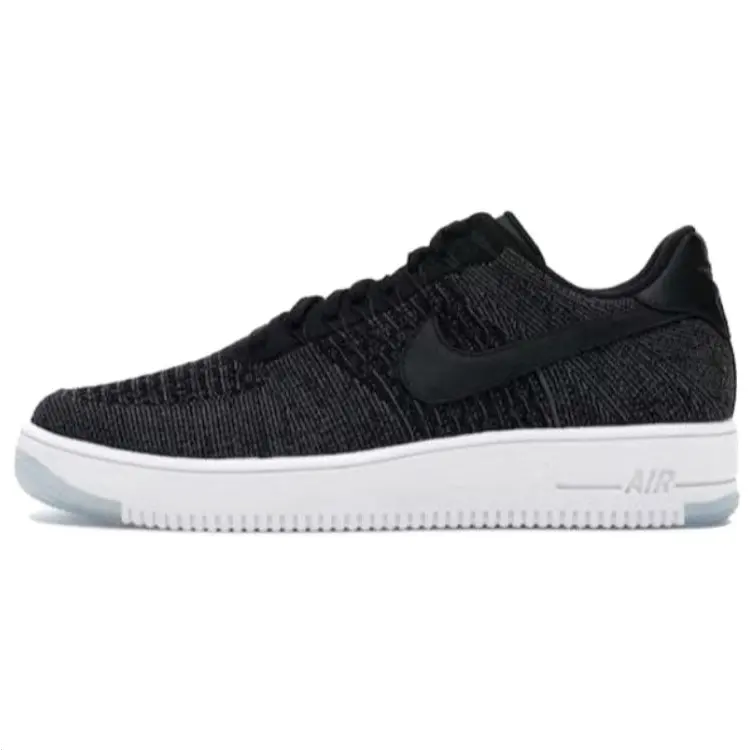 Nike Air Force 1 Flyknit Low Black White