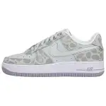 Nike Air Force 1 Premium Slip Resistant Abrasion Resistant Low top Skateboard Shoes Women's Gray White