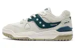 Saucony CROSS 90 Pu Abrasion Resistant Slip Resistant Low top Skateboard Shoes Unisex White Green