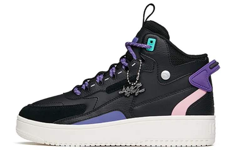 Anta High top Skateboard Shoes Women's Black