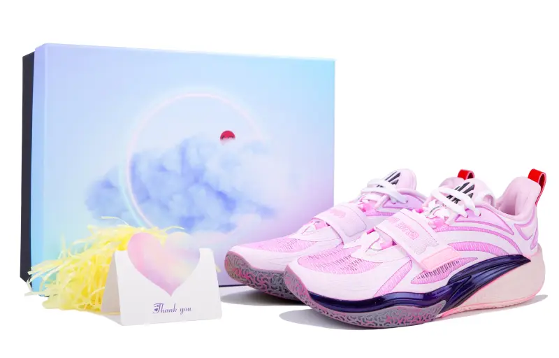 Anta KAI 1 Cushioning Slip Resistant Cushioning Slip Resistant Low top Nitrogen Technology Basketball Shoes Unisex Pink