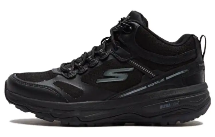 Skechers Go Run Trail Comfortable And Breathable Low top Outdoor Shoes Women's Black