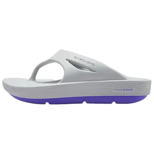Skechers ON THE GO Odor Resistant Odor Resistant Flip Flops Women's Gray Purple