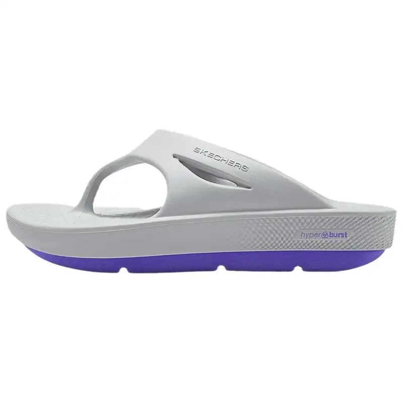 Skechers ON THE GO Odor Resistant Odor Resistant Flip Flops Women's Gray Purple