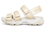 Skechers D'LITES 2.0 Mesh Comfortable Beach Sandals Women's Natural