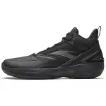 Anta Slip Resistant Coverage Abrasion Resistant High top Basketball Shoes Men's Black