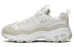 Skechers D'Lites 1.0 Fabric Low top Chunky Sneakers Women's Light Brown White
