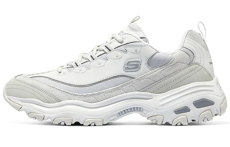 Skechers D'Lites 1.0 Synthetic Leather Breathable Lightweight Breathable And Lightweight Low top Chunky Sneakers Men's