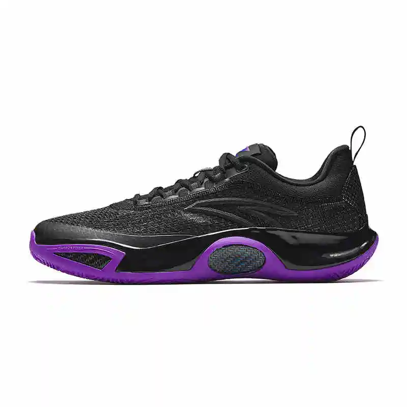 Anta Low top Nitrogen Technology, Midfoot TPU Basketball Shoes Men's Nightmare Purple
