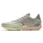 Anta Zap 2 Cushioning Abrasion Resistant Breathable Low top Basketball Shoes Men's White Gray