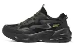 Skechers D'LITES Mesh Cushioning Breathable Impact Resistant Low top Chunky Sneakers Men's Black